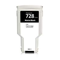 Kartrid Tinta Inkjet Premium 300ml Warna-warni Kompatibel 728 F9J68A/F9J67A dengan Chip untuk Printer HP Designjet T730/T830