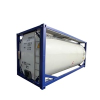 Conteneur-citerne ISO de 20 pieds, 26 000 L, norme UN IMDG T4, en acier, pour le transport de diesel et d'essence