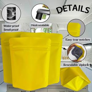 Sachet Doypack refermable personnalisé de petite taille pour emballage alimentaire, en Mylar PE 3,5 mil pour chips et autres snacks - Product Image 3