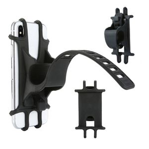 Support universel pour téléphone portable, Rotation à 360 degrés, en Silicone, pour vélo moto, bicyclette - Product Image 1