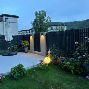 Barandilla Metálica <span class=keywords><strong>Prefabricada</strong></span> Contemporánea para Jardín, <span class=keywords><strong>Balaustrada</strong></span>, Cerramiento de Parque, Terraza, Balcón, Valla de Hierro Forjado para Familias, Galvanizado en Caliente - Product Image 1