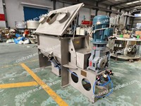 Mélangeur à ruban industriel VBJX en acier inoxydable à grande vitesse pour poudres sèches, céréales et farine, avec distributeur