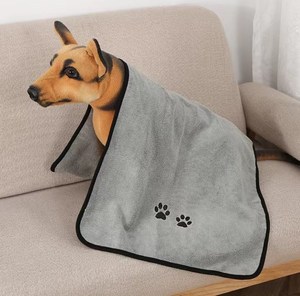 Toalla <span class=keywords><strong>de</strong></span> baño <span class=keywords><strong>de</strong></span> microfibra súper absorbente <span class=keywords><strong>de</strong></span> secado rápido para <span class=keywords><strong>mascotas</strong></span>, herramienta <span class=keywords><strong>de</strong></span> limpieza para el cuidado <span class=keywords><strong>de</strong></span> <span class=keywords><strong>mascotas</strong></span>, suministro <span class=keywords><strong>de</strong></span> accesorios para perros y gatos - Product Image 2