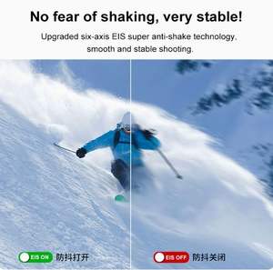 2025 nuevo 8K UHD 6K WIFI 5K EIS 4K 60FPS Cámara de Acción Cámara deportiva con pantalla táctil de visión súper nocturna 50MP pantallas duales - Product Image 4