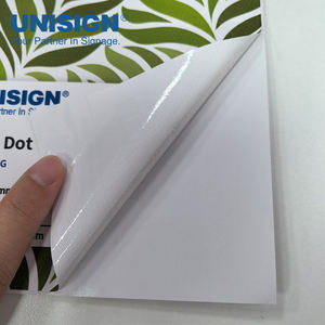 Autocollant de fenêtre <span class=keywords><strong>repositionnable</strong></span> amovible sans bulles <span class=keywords><strong>Vinyle</strong></span> adhésif à pois pour la publicité extérieure - Product Image 1