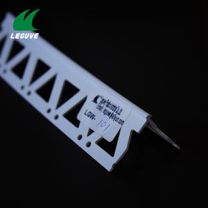 Profilé <span class=keywords><strong>PVC</strong></span> LGW-101 perforé pour protection des coins de carrelage mural en céramique, <span class=keywords><strong>angle</strong></span> en plastique sur mesure - Product Image 4