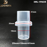 Boîte de rangement personnalisée pour flacons de sérum en plastique de 3 ml, boîte d'emballage pour flacons de taille personnalisée pour flacons de laboratoire et cosmétiques
