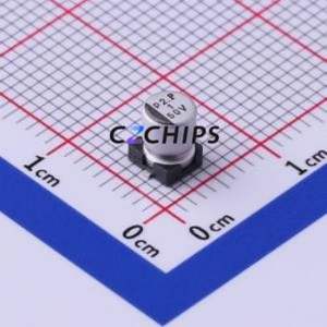 Condensateur électrolytique en aluminium SMD UWT1H010MCL1GB, SMD, D4xL5.4mm 1uF 20% 50V 6.3mA-120Hz - Product Image 1