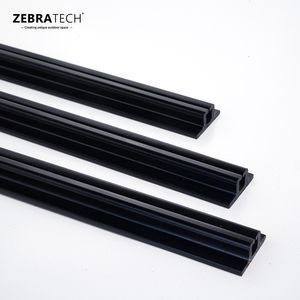 Được xây dựng trong Đồng bằng điện Windproof rèm cuốn Phụ kiện theo dõi bên trong cho cửa sổ pháp PVC - Product Image 1