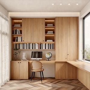 Libreria Moderna Premium con Ripiani Aperti in Legno Chiaro per Soggiorno, Studio, Ufficio - Soluzione Salvaspazio Ecologica - Product Image 2