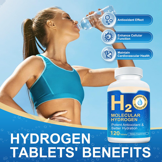 Oem Private Label Fast Dissolving H2 Tablets High Concentration Molecular Hydrogen Tablets for Adult Use Antioxidant Beauty