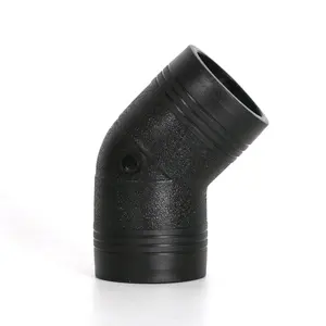 HDPE Pipe Electrofusion Fittings 45 Degree Electro Fusion Equal Elbow