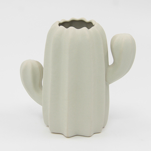Promozione A Buon Mercato di Stile Semplice <span class=keywords><strong>Cactus</strong></span> Forma Decorativi Fatti A Mano <span class=keywords><strong>Vaso</strong></span> di Ceramica del Commercio All'ingrosso Vasi - Product Image 5