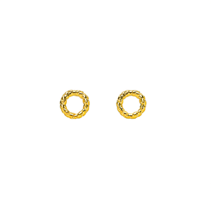 ต่างหูแฟชั่นแบบติดหู สแตนเลส 316L ชุบทอง PVD ทนทาน เป็นมิตรต่อสิ่งแวดล้อม - Product Image 2