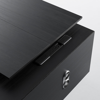 Nouveauté Bureau de direction luxueux en forme de L moderne pour PDG Mobilier convertible en MDF pour chef de bureau et patron