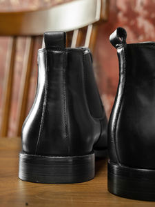Botas de cuero genuino de lujo profesional de primera clase, botas <span class=keywords><strong>Chelsea</strong></span> para hombres, botas de cuero para hombres - Product Image 3