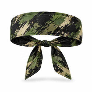 Bandeau de tête universel en polyester rouge et noir à motif hexagonal-grunge effet éclaboussures pour paintball - Nouveau, haut de gamme, populaire - Impression numérique personnalisée - Product Image 4