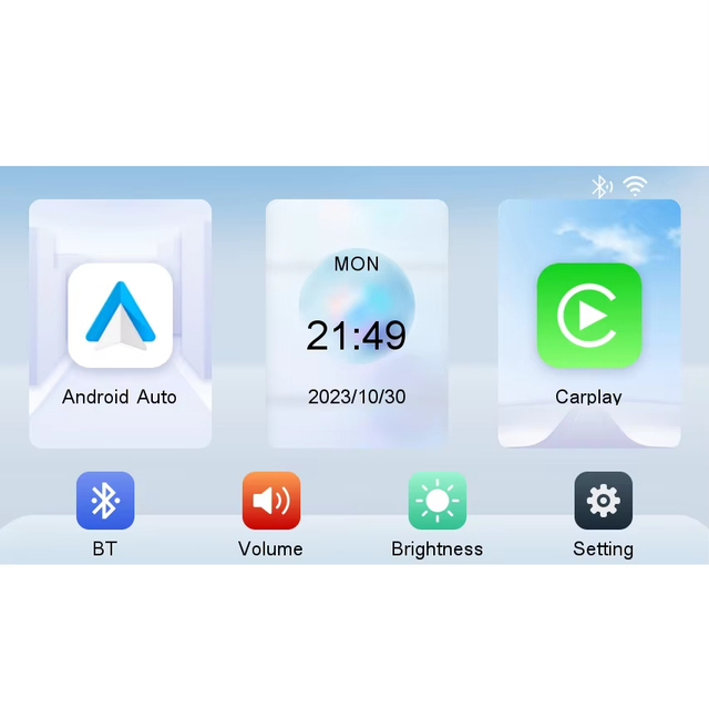 Carplay Retrofit  for  Motorcycle GPS Navigation 5 Inch Wireless Carplay Touch Screen Waterproof BT Motorcycle GPS Navigator