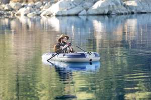 Bateau pneumatique de sport Bestway 61083 <span class=keywords><strong>Trek</strong></span> X <span class=keywords><strong>2</strong></span>,28 m x 1,21 m, bateau ponton, pêche, flottant, surf, plastique durable, pliable, PC - Product Image 5