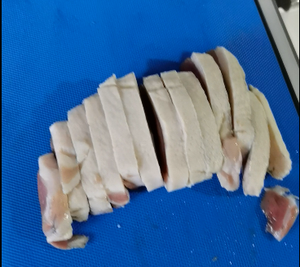 Cortadora eléctrica automática de doble Sierra fresca para carne congelada, máquina cortadora de cubitos para carne de pollo - Product Image 3