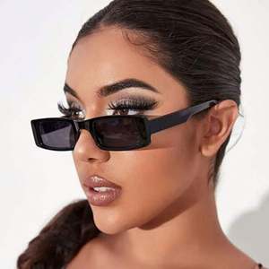 Lunettes de soleil rectangulaires colorées tendance 2022 pour femmes, avec logo personnalisé, monture carrée petite - Product Image 3