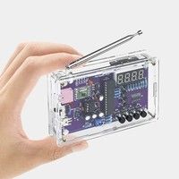 Réglable 87-108MHz DIY FM Radio Kit électronique Affichage numérique Soudure RDA5807S Projet Circuits intégrés spécialisés Inclus Marque originale