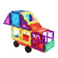 Juego de Construcción Magnético de 32 Piezas para Niños, Juguete Educativo STEM, Bloques de Construcción Creativos en 3D para Niños Pequeños