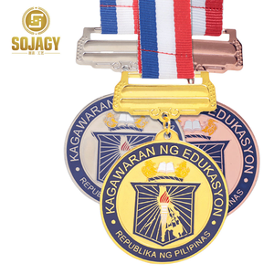 Medallas Académicas Filipinas Personalizadas Sojagy - Nombres/Fechas Personalizables, Cintas Desmontables, Uso Universitario - Product Image 2