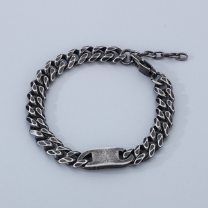 2024 New Wholesale Custom Fashion <b>Men</b> Style Stainless Steel Six Side Cuban <b>Bracelet</b> - Product Image 6