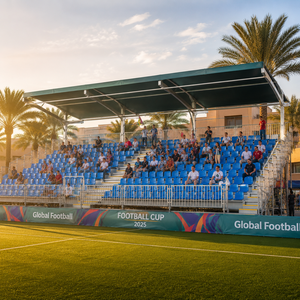 Gradas Metálicas Modulares para Deportes, Gradas Portátiles de Aluminio para Exteriores con Asientos de HDPE para Estadios de Fútbol y Eventos - Product Image 4