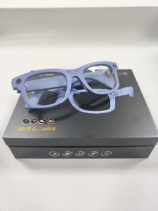 Lunettes intelligentes AiMB S2 Max avec assistant vocal IA, appels téléphoniques Bluetooth, haut-parleur musical, charge Type-C - Product Image 4
