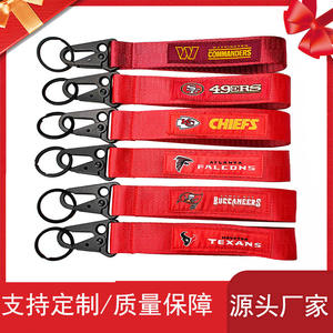 Correa para <span class=keywords><strong>el</strong></span> Cuello de la NFL, Logotipo de los 32 Equipos de Fútbol Americano de EE. UU., Gancho de Pico de Águila, Llavero con Hebilla de Montañismo, Correa para Llaves de Coche, Correa para Colgar en la Muñeca - Product Image 2