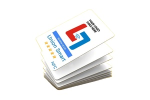 Cartes de visite personnalisables NFC QR Code WhatsApp <span class=keywords><strong>Facebook</strong></span> Google Avis ABS PVC RFID 13.56MHz pour l'intégration des médias sociaux - Product Image 2