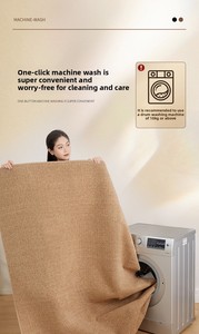<span class=keywords><strong>Tappeto</strong></span> HENGJIU Resistente alle Intemperie per Interni ed Esterni, Effetto Sisal, Impermeabile, per Ingresso, Cucina e Aree ad Alto Traffico - Product Image 4