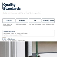 Fenêtre à auvent en PVC à ouverture vers l'extérieur avec vitrage isolant, joint d'étanchéité EPDM et moustiquaire pour les constructeurs et projets résidentiels aux États-Unis
