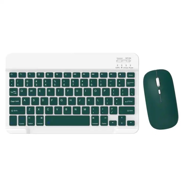 Custom Layout Slim Portable 10inch Keyboard and Mouse Wireless Deutsch Wireless Laptop Keyboard Arabic and English Mouse
