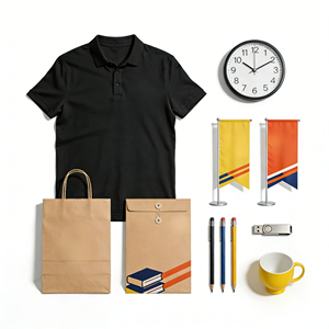 Promotional Gift Set Logo Polo Shirts Mouse <b>Pad</b> Bucket Hats for Corporate Client Giveaways - Product Image 3