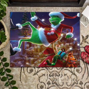 Tapis d'entrée personnalisé en nylon 3D à poils coupés, luxueux, lavable, antidérapant, avec logo, tapis de bienvenue, fond en caoutchouc, tapis imprimé pour le sol - Product Image 1