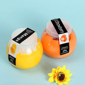 Conteneurs ronds vides de 160ml, pour Pudding, jardin, yaourt, gelée, crème glacée, bouteille, avec couvercle, récipients - Product Image 3