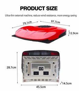 แอร์ติดหลังคาห้องโดยสารรถบรรทุก R134a 12v 24v 12 โวลต์ 24 แอมป์ สำหรับจอดรถ รุ่น EAC002.53 แอร์รถบรรทุก EAC002.53 EAC002.53 E - Product Image 5