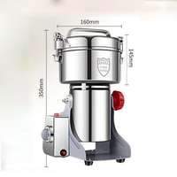 Moulin à grains électrique vertical multifonction en acier inoxydable pour épices, café, maïs, soja, arachides – Machine à moudre et broyer