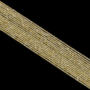 ลูกปัดหินคริสตัลธรรมชาติ Citrine ลูกปัดเมล็ดกลมตัดอย่างหนักลูกปัดหลวม2/3/4มม. สำหรับเครื่องประดับกลางแจ้งทำสีเหลือง - Product Image 2