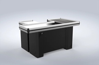 Comptoir en métal avec tiroir-caisse petit bureau de réception pour magasin de détail/supermarché/meubles de boutique