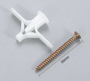 6mm 7mm 8mm 12mm 14mm tappi a parete per aerei in plastica Pe con viti - Product Image 5