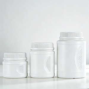 <strong>Empty</strong> Power <strong>Tubs</strong> Large <strong>Protein</strong> <strong>Powder</strong> Containers 500ml 1000ml 2000ml HDPE <strong>Powder</strong> Pots and Containers with PP Screw Lids - Product Image 1