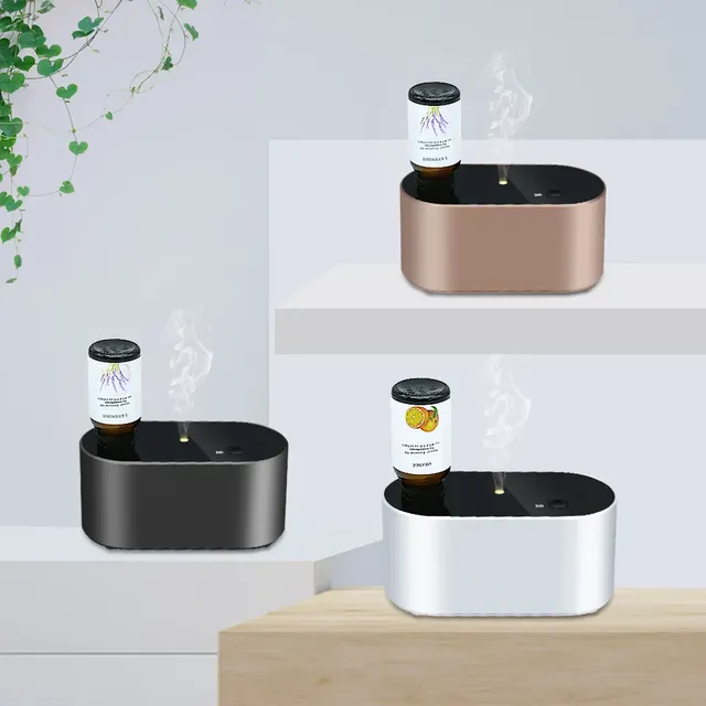 Wholesale New Mini USB Aroma Oil Diffuser Rechargeable Silent Nebulizing Waterless Diffuser for Home Car Hotels
