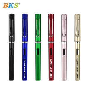 Bks Groothandel Promotionele Gel Pennen Aangepaste Kleur Plastic 0.5Mm Tip Zwarte Inkt Niet-Uitwisbaar Kantoor School Schrijfpennen 100 - Product Image 1