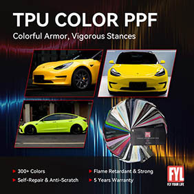 Couleur PPF TPU brillant rouge brillant puce bouclier céramique infuesd Wrap résistant aux rayures pour BMW/<span class=keywords><strong>Mercedes</strong></span> voiture de luxe couleur PPF TPU - Product Image 4