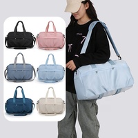 Bolsa de Viaje Impermeable con Compartimento para Zapatos, Bolsillo para Separación de Objetos Secos y Húmedos, Múltiples Bolsillos, Gran Capacidad, Bolsa de Gimnasio para Fin de Semana