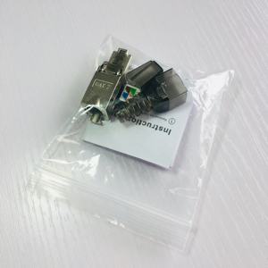 Venta directa de fábrica de Cat6A RJ45 conector Toolless de la Asamblea para la instalación de Cable de red herramienta gratuita con alivio de tensión - Product Image 5